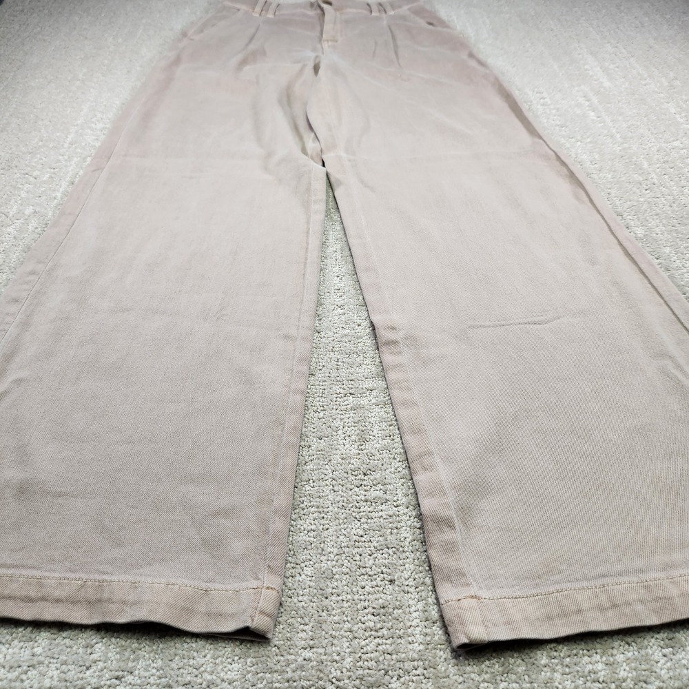 American Eagle Pants Women 0 Super Hi Rise Wide Leg Baggy Pleated‎ Stretch Y2K